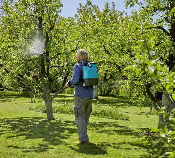 Gardena Comfort-paineruisku 12l , selässä kannetta