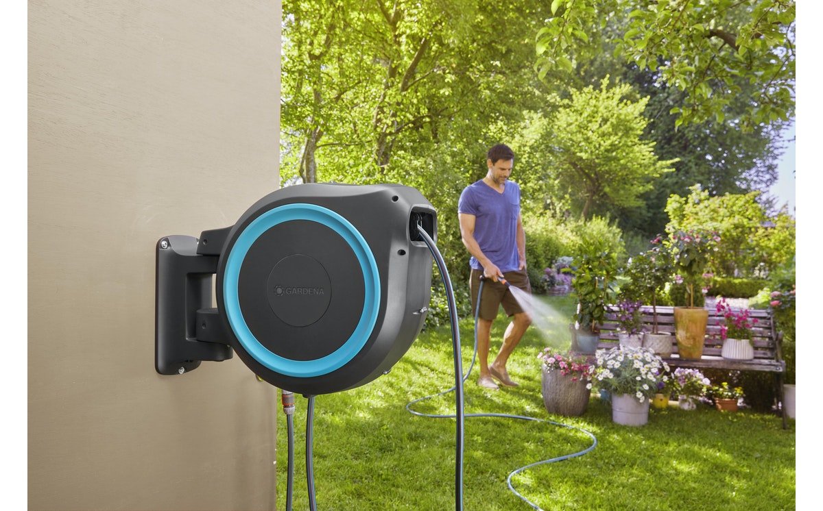 Gardena Letkukela Rollup M/L 25m Turkoosi