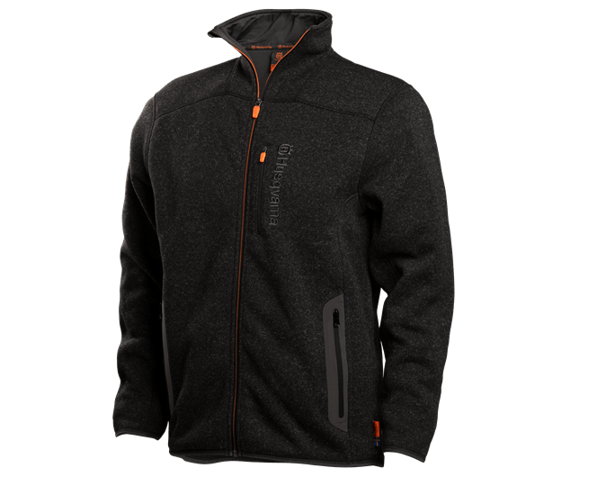 Husqvarna Fleece-takki gran.harmaa