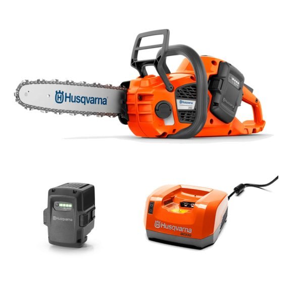 Husqvarna 340i + BLi 200 + QC 330