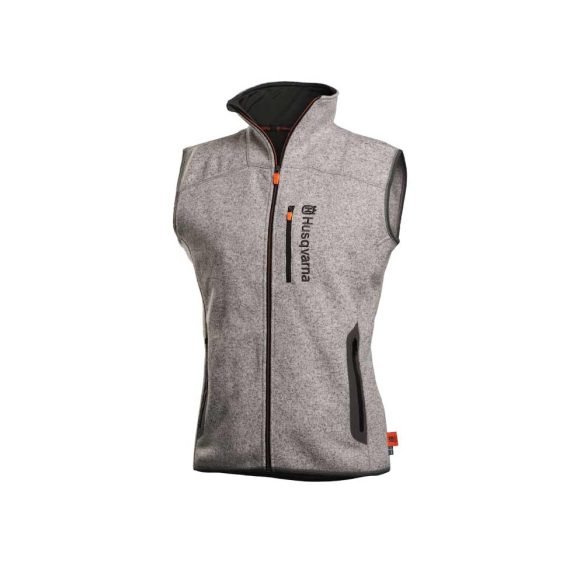 Husqvarna Fleece-liivi Lady v.harmaa