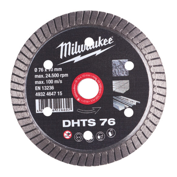 Milwaukee Timantlaikka Dhts 76/10MM