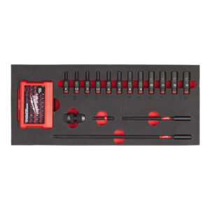 Milwaukee Hylsysarja 1/4" Pitkä Foam 17Kpl