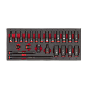 Milwaukee Hylsysarja 3/8" Pitkä Foam 23P