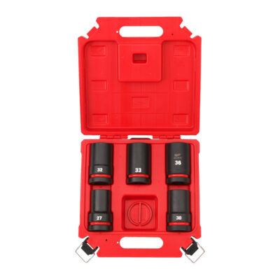 Milwaukee Hylsysarja 1" Syvä B&T 5Kpl